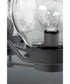 Spatial 2-Light Clear Glass Global Bath Vanity Light Matte Black
