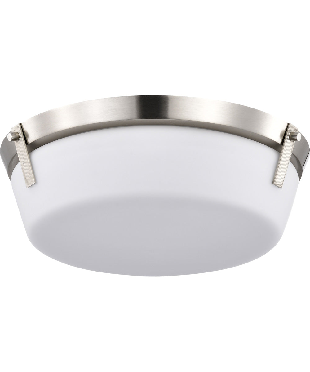 Rowen 3-Light Close-to-Ceiling Brushed Nickel