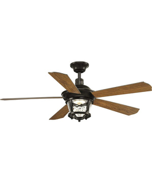 Smyrna Indoor/Outdoor 52" 5-Blade Ceiling Fan Antique Bronze