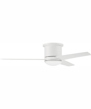 52" Cole 1-Light Indoor/Outdoor Ceiling Fan White