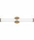 Femi LED-Light Medium LED Vanity in Lacquered Brass