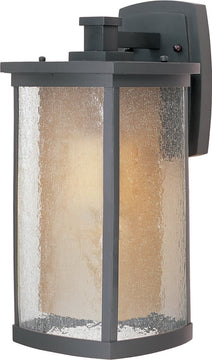 16"H Bungalow LED 1-Light Outdoor Wall Lantern Bronze