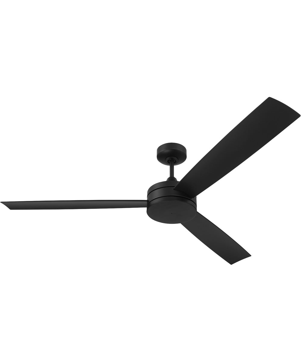 Inspo 62" Ceiling Fan (Blades Included) Flat Black