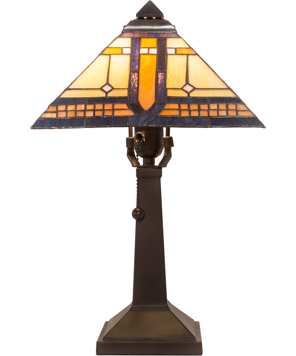 17"H Sierra Prairie Mission Accent Lamp