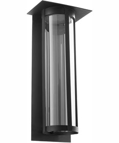 Abram 1-light LED Outdoor Wall Lantern Textured Black