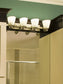 Maxim Conical 4-Light Bath Vanity Satin Nickel 9014SWSN