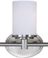 Maxim 21"w Cylinder 3-Light Bath Vanity Satin Nickel