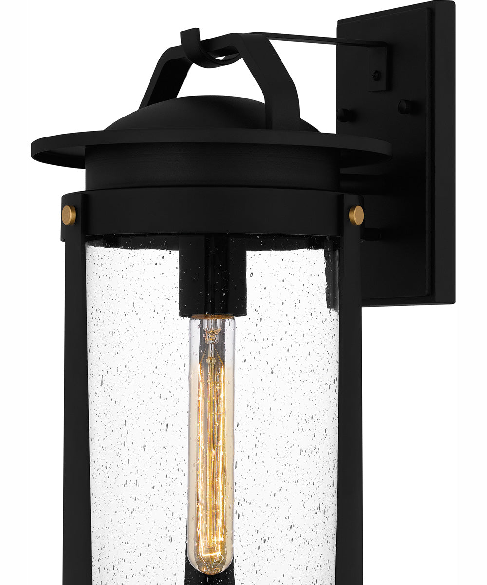 Clifton Large 1-light Outdoor Wall Light Earth Black