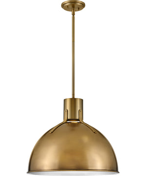 Argo 1-Light Medium Pendant in Heritage Brass