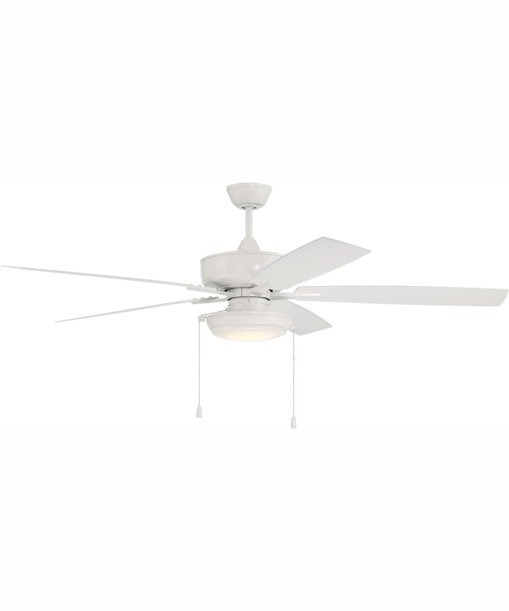 60" Outdoor Super Pro 119 1-Light Indoor/Outdoor Ceiling Fan White