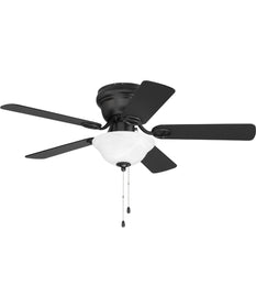 2-Light Ceiling Fan (Blades Included) Flat Black