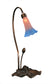 16"H Pink/Blue Pond Lily Accent Lamp