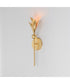 Paloma 1-Light Sconce Gold Leaf