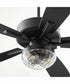 52" Ovation Patio 2-light LED Indoor/Outdoor Patio Ceiling Fan Matte Black