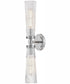 Jude 2-Light Two Light Vanity in Polished Nickel