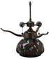 17"H Dragonfly Polished Agata Table Lamp