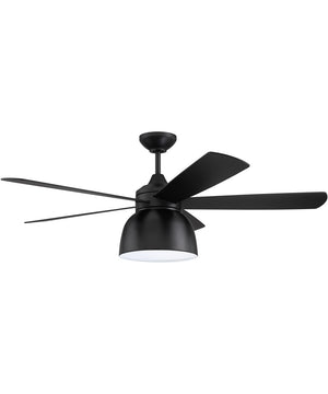 Ventura 1-Light LED Indoor/Outdoor Ceiling Fan (Blades Included) Flat Black