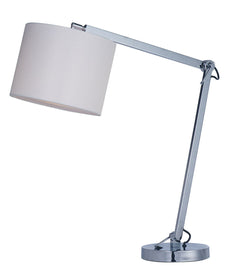 Hotel 19"H 1-Light LED Table Lamp Light Fixture Polished Chrome Finish by Maxim