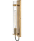 Ryden 1-Light LED Tall Single Light Sconce in Heritage Brass