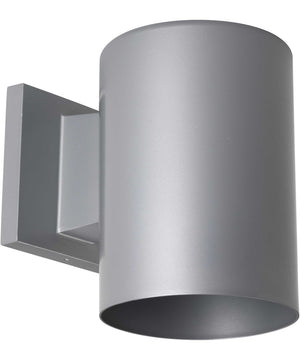5" LED Outdoor Wall Cylinder Metallic Gray