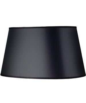 (8x12) (9x16) x 8 Black/Opaque Gold Tapered oval Hardback Lampshade