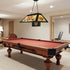 43.75"W Springdale 4-Light Billiards Pool Table Tiffany Island Hanging Fixture