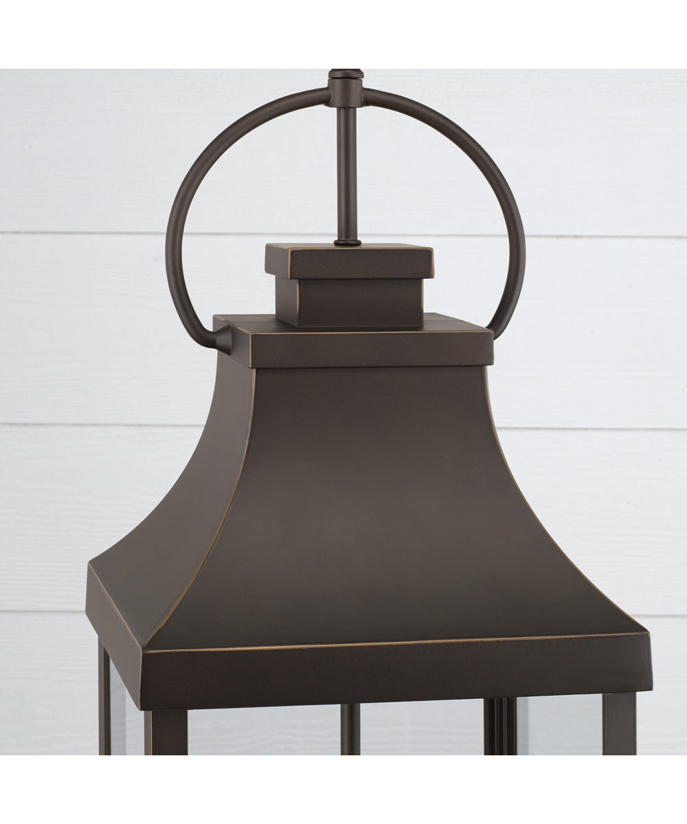 Bradford 4-Light Outdoor Hanging-Lantern Oiled Bronze