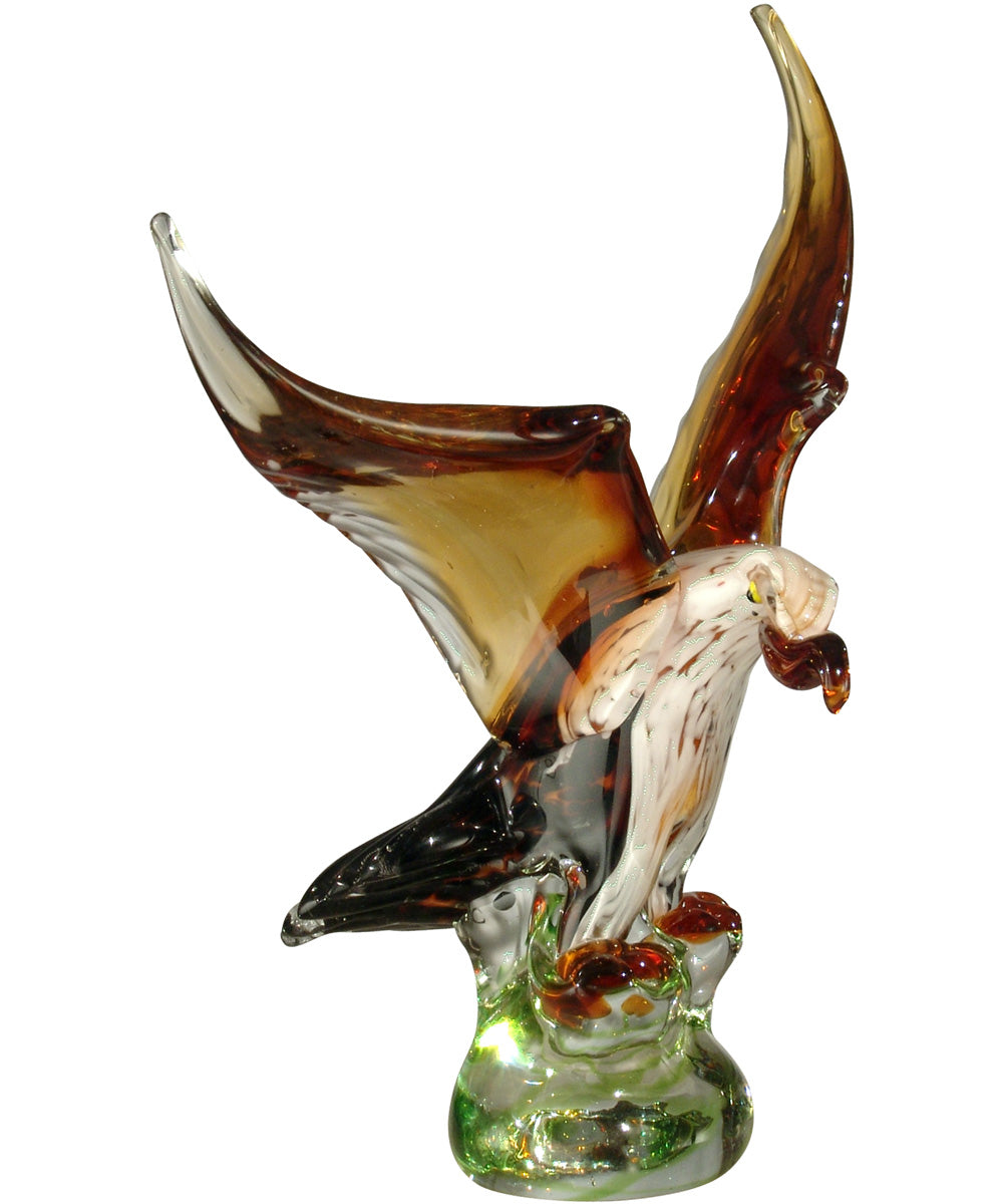 Bald Eagle Handcrafted Art Glass Figurine