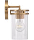 Fuller 2-Light Vanity Aged Brass