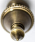 Beaded Knob Ceiling Fan Pull, 1.5"h with 12" Antiqued Brass Chain