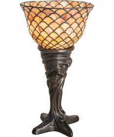 15" High Tiffany Fishscale Mini Lamp