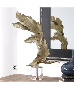 Fall Leaves Champagne Sculpture