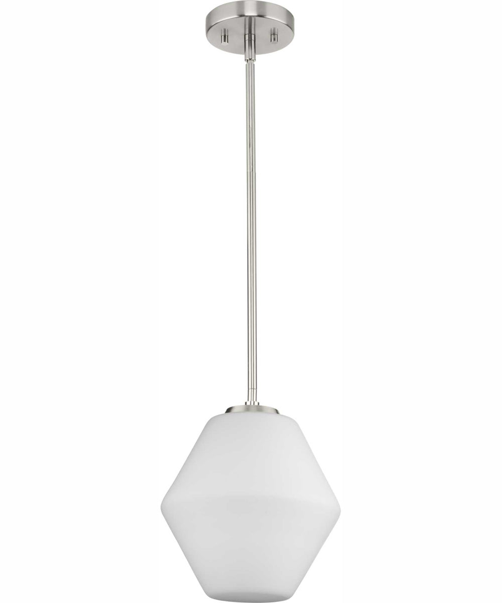 Copeland 1-Light Mid-Century Modern Pendant Brushed Nickel