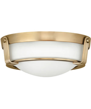 Hathaway 2-Light Small Flush Mount in Heritage Brass
