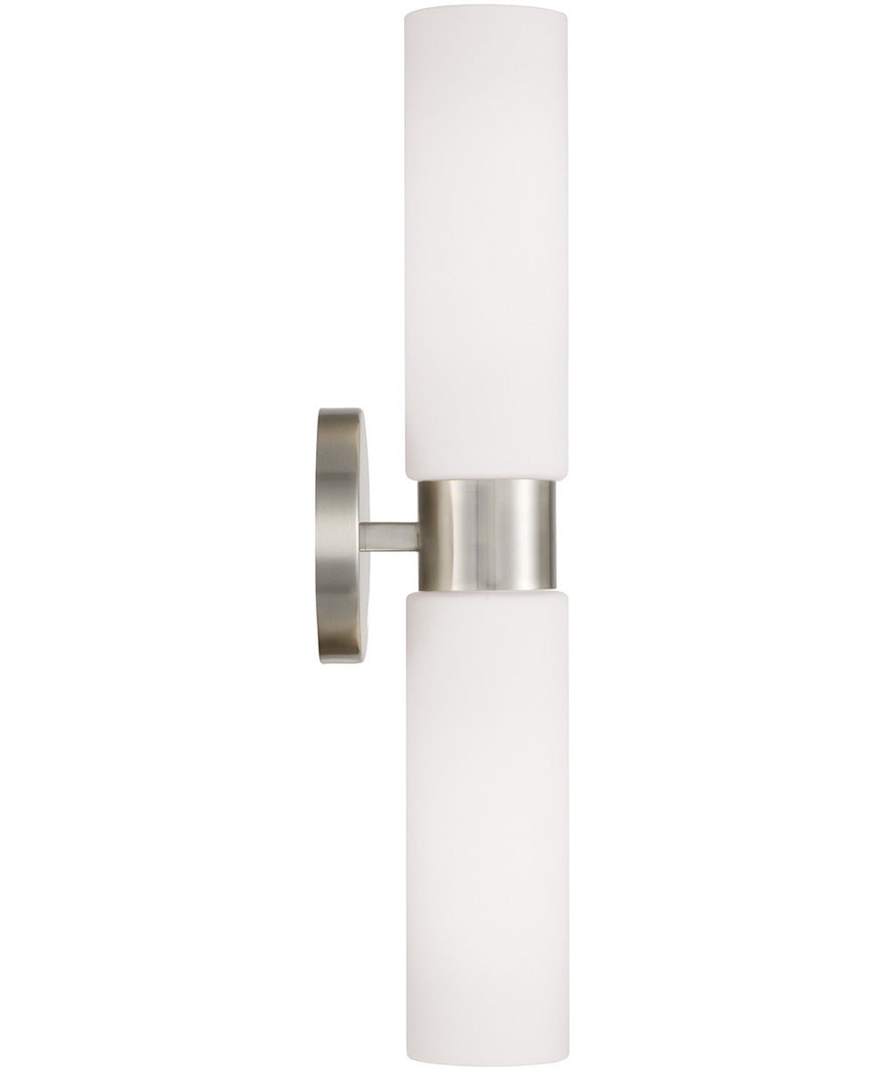 Theo 2-Light Sconce Brushed Nickel