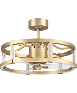 Alexis 1-Light Ceiling Fan (Blades Included) Satin Brass