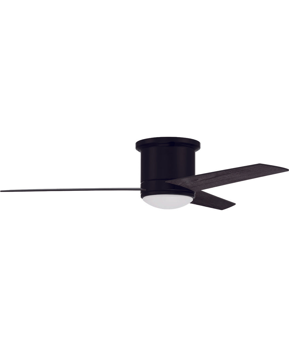 52" Cole 1-Light Ceiling Fan Flat Black