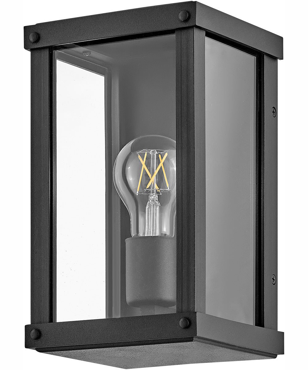 Beckham 1-Light Extra Small Wall Mount Lantern in Museum Black