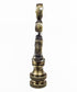 Ornate Scroll Lamp Finial Antique Metal 2"h