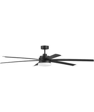 Chilz 1-Light Ceiling Fan (Blades Included) Flat Black