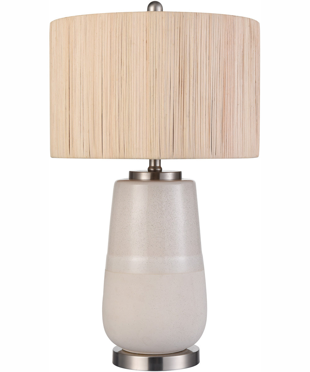 Babcock 27'' High 1-Light Table Lamp - White Glaze