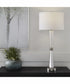 Hourglass White Table Lamp