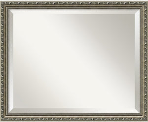 23"H x 19"W Parisian Silver Mirror Medium Framed Mirror