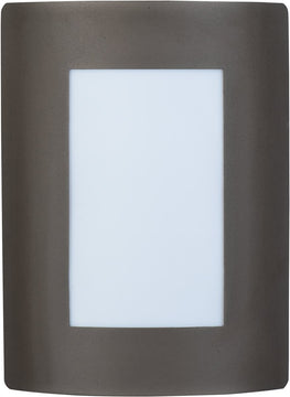 11"H View LED 1-Light Outdoor Wall Sconce Bronze