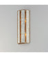 Miramar 2-Light Wall Sconce Capiz / Natural Aged Brass