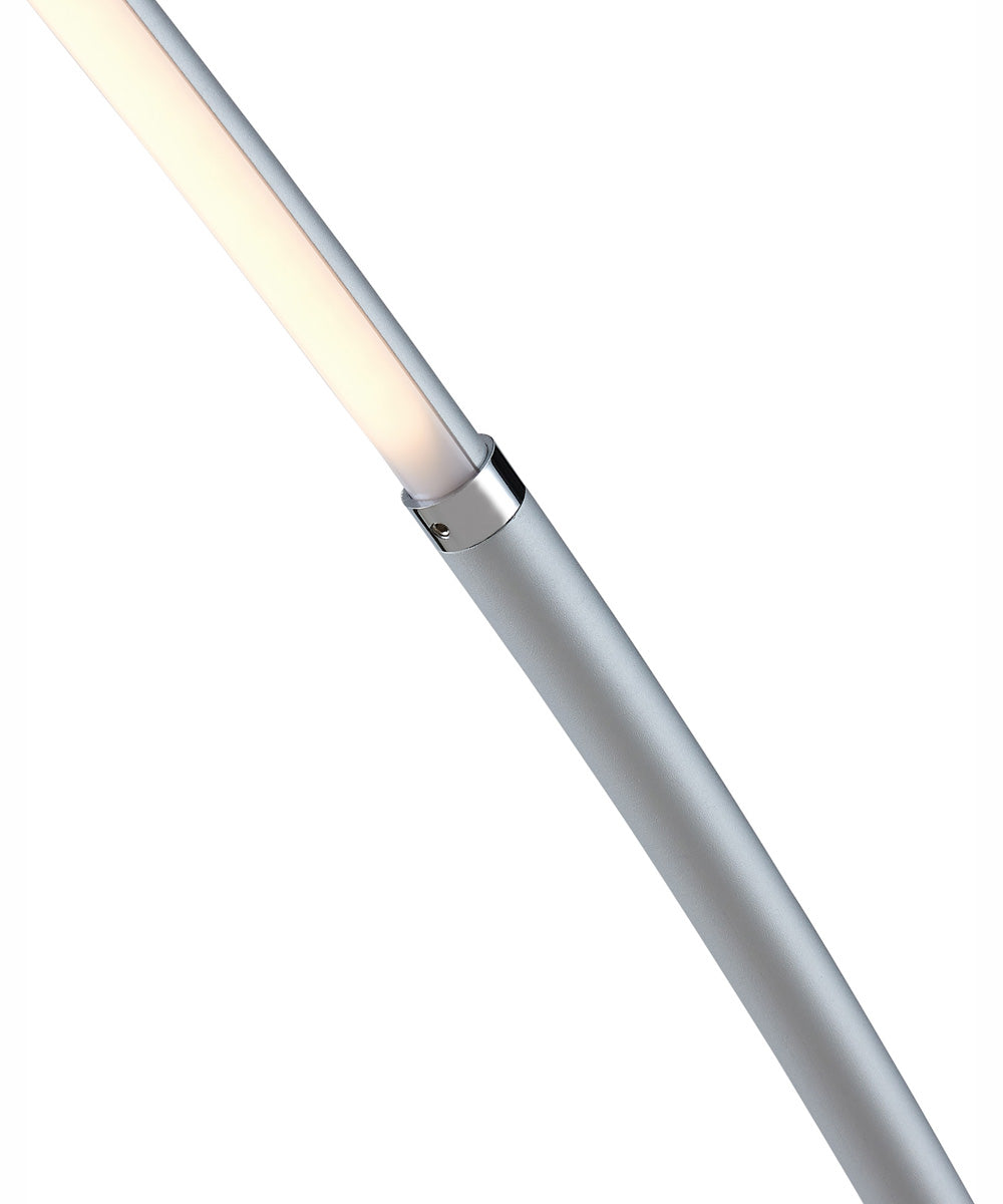 Monita 1-Light Led Arch Lamp Silver