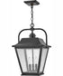 Kingston 3-Light Medium Hanging Lantern in Black