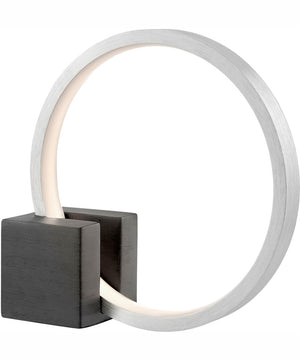 Fannie 1-Light Led Table Lamp Concrete Charcoal/Aluminum