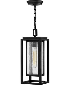 1-Light Medium Hanging Lantern in Black