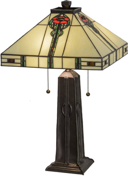 24"H Parker Poppy Table Lamp